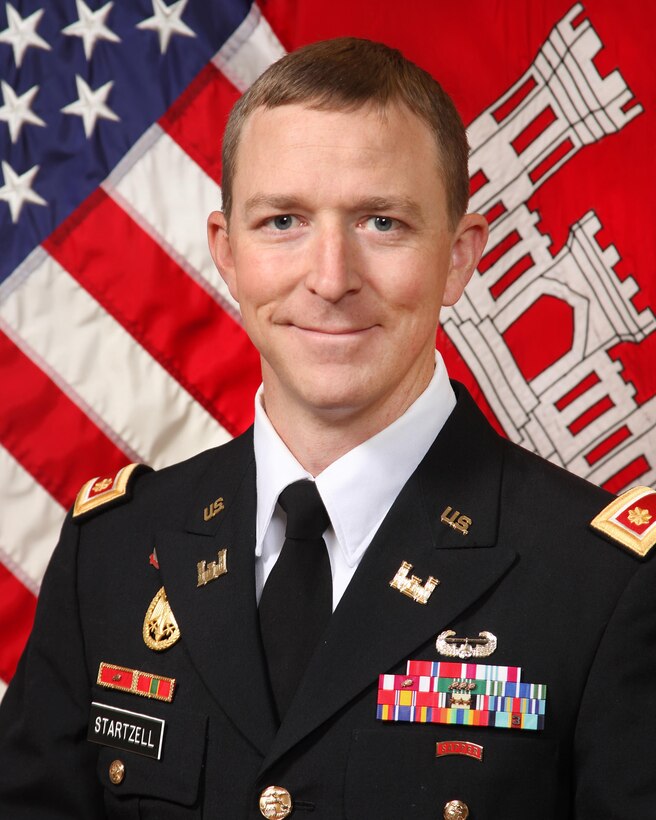 Maj. James T. Startzell, Omaha District Deputy Commander and Chief of Staff