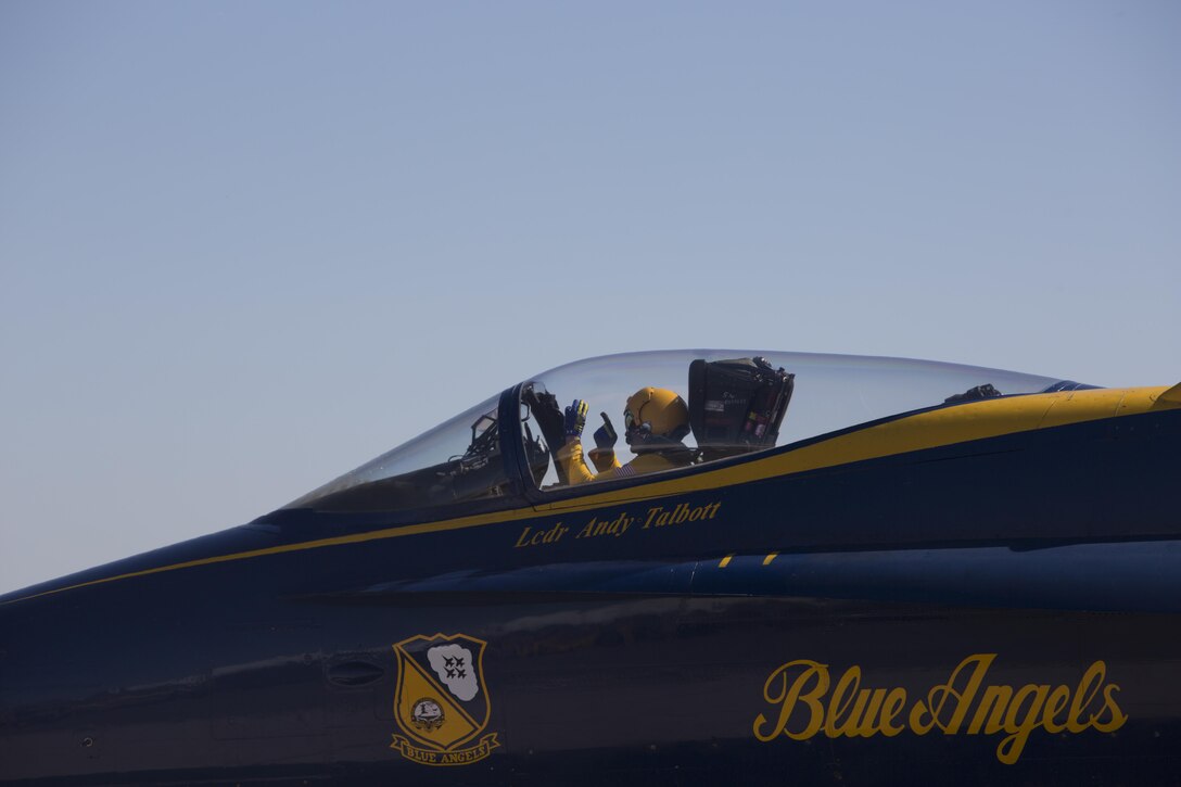The U.S. Navy Blue Angels perform during the 2016 MCAS Miramar Air Show aboard Marine Corps Air Station Miramar, Calif., Sept. 24. The Blue Angels have been performing since 1946 and are celebrating their 70th anniversary this year. The MCAS Miramar Air Show showcases world-class performers, military flight demonstration teams, the capabilities of the Marine Air-Ground Task Force and celebrates Miramar’s longstanding relationship with the local San Diego community. (U.S. Marine Corps photo by Sgt. Keenan Zelazoski/Released)
