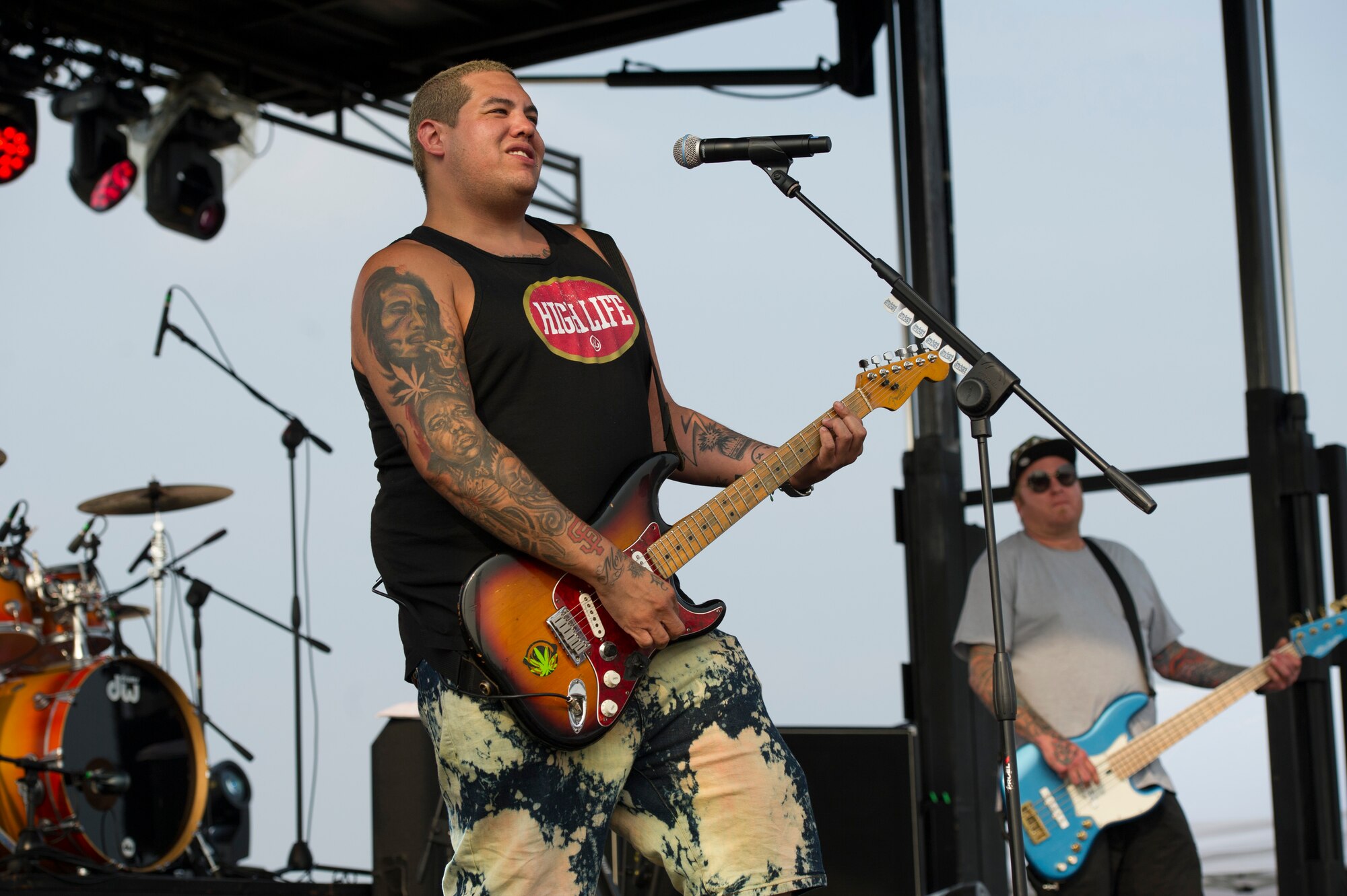 Sublime with Rome performs during Air Power Day 2016 on Osan Air Base, Republic of Korea, Sept. 24, 2016. Air Power Day is a two-day event that highlighted the partnership between the Republic of Korea and the U.S. military. (U.S. Air Force photo by Staff Sgt. Jonathan Steffen) 