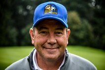 David Ward, U.S. Army Communications-Electronics Command forward element director, participates in the Army and Air Force Challenge Match golf tournament Sept. 18, 2016, at Rheinblick Golf Course, Wiesbaden, Germany.  The annual tournament is open to service-affiliated members of the Air Force and Army. (U.S. Air Force photo by Senior Airman Nicole Keim) 