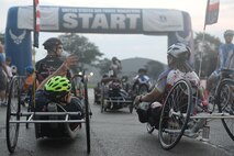 Scenes from the 2016 Air Force Marathon weekend at Wright-Patterson Air Force Base, Sept. 15-17. More than 15,000 runners, walkers and spectators from all 50 states and 17 foreign countries gathered to participate in the races 20th year. (U.S. Air Force photo / Wesley Farnsworth)