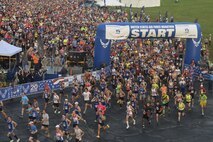 Scenes from the 2016 Air Force Marathon weekend at Wright-Patterson Air Force Base, Sept. 15-17. More than 15,000 runners, walkers and spectators from all 50 states and 17 foreign countries gathered to participate in the races 20th year. (U.S. Air Force photo / Wesley Farnsworth)