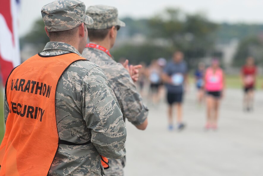Scenes from the 2016 Air Force Marathon weekend at Wright-Patterson Air Force Base, Sept. 15-17. More than 15,000 runners, walkers and spectators from all 50 states and 17 foreign countries gathered to participate in the races 20th year. (U.S. Air Force photo / Wesley Farnsworth)