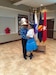 Capt. Alejandro Magana and his wife Rita Magana pose after a Folkloric Dance Performance during the 2014 Hispanic Heritage Month event hosted by 1st MSC EO Program.  The beautiful couple delighted the audience with four dances. Two numbers from the state of Tamaulipas and two from the state of Jalisco; each representing their native origin from where they were born.