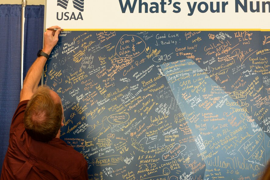 Scenes from the 2016 Air Force Marathon weekend at Wright-Patterson Air Force Base, Sept. 15-17. More than 15,000 runners, walkers and spectators from all 50 states and 17 foreign countries gathered to participate in the races 20th year. (U.S. Air Force photo / Wesley Farnsworth)