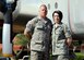 Tech. Sgt. Jeff Fine, Air Force Reserve Individual Mobilization Augmentee and Airman Ashlynd Fine, 944th Aeromedical Staging Squadron medical technician, pose for a photo in 2012. (Courtesy photo)