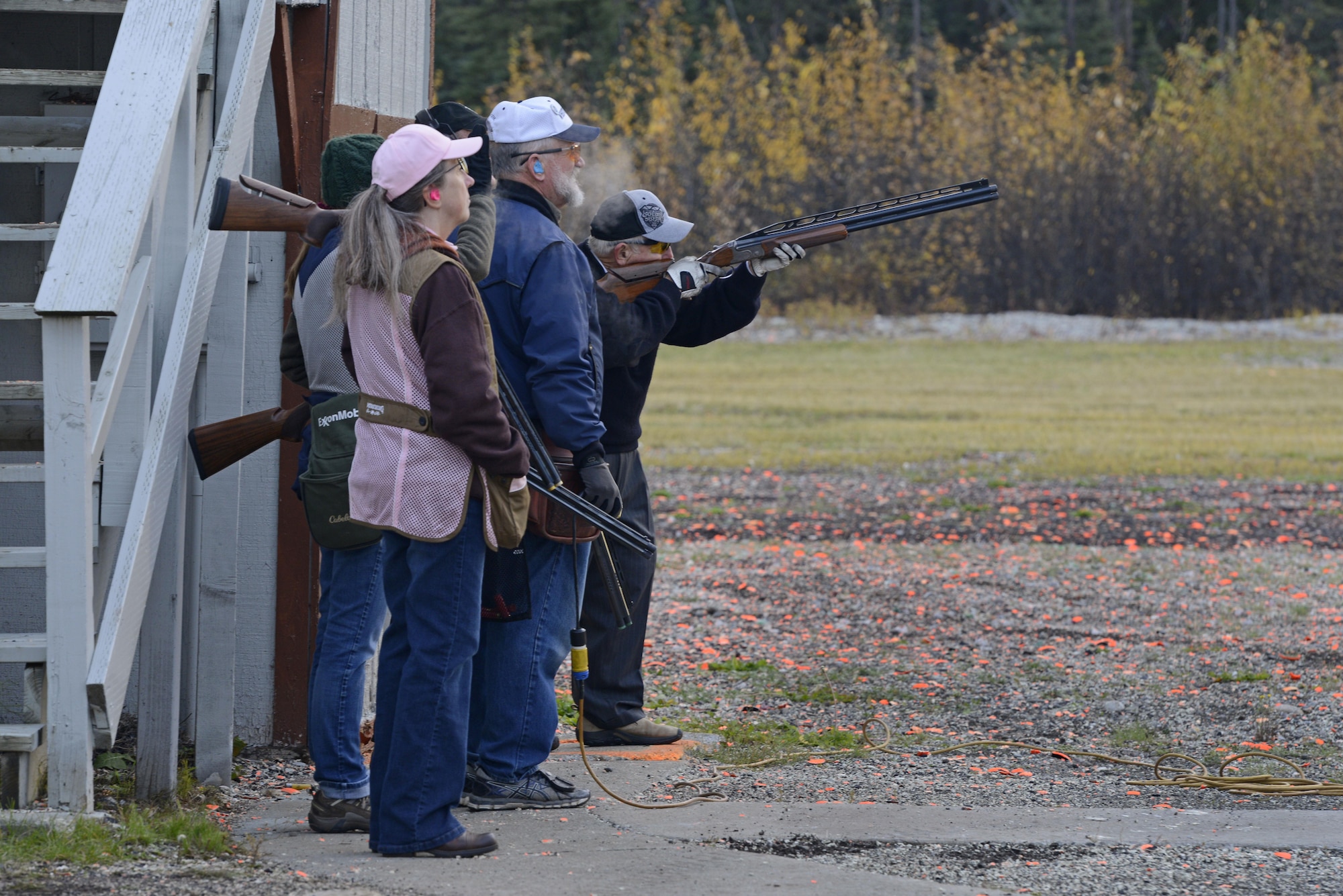 Joint Base Elmendorf-Richardson hosted the annual Alaska Armed Forces Skeet Championship at the JBER Skeet and Trap Range, Alaska, Sept. 24, 2016. The three-day championship was open to military members, retired military and civilians. Throughout the event competitors used 12-gauge, 20-gauge, 28-gauge and .410-gauge shotguns. 