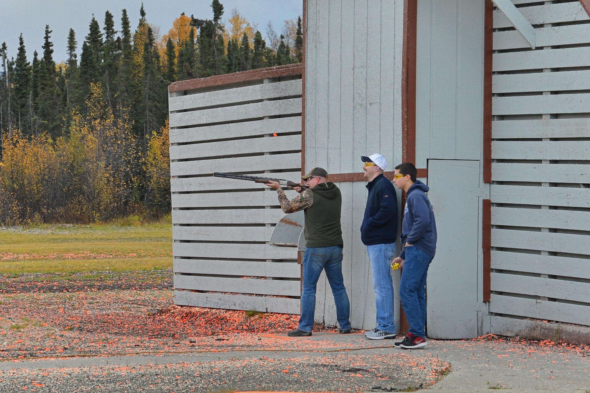 Joint Base Elmendorf-Richardson hosted the annual Alaska Armed Forces Skeet Championship at the JBER Skeet and Trap Range, Alaska, Sept. 24, 2016. The three-day championship was open to military members, retired military and civilians. Throughout the event competitors used 12-gauge, 20-gauge, 28-gauge and .410-gauge shotguns. 