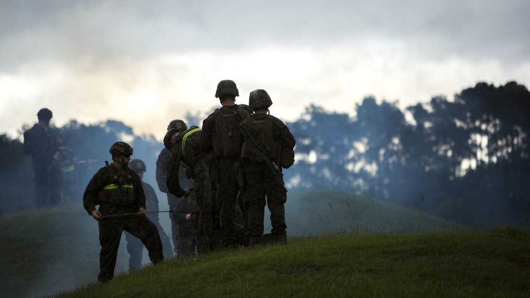 U.S. Marines attached to Infantry Training Battalion, School of Infantry - East, fire a M72 Light Anti-Armor Weapon (LAW) during a training exercise for the Infantry Small Unit Leaders Course, Marine Corps Base Camp Lejeune N.C., Sept. 22, 2016. The purpose of ISULC is to develop an infantry sergeant that trains and leads their unit in a complex operating environment to achieve their commander’s intent.