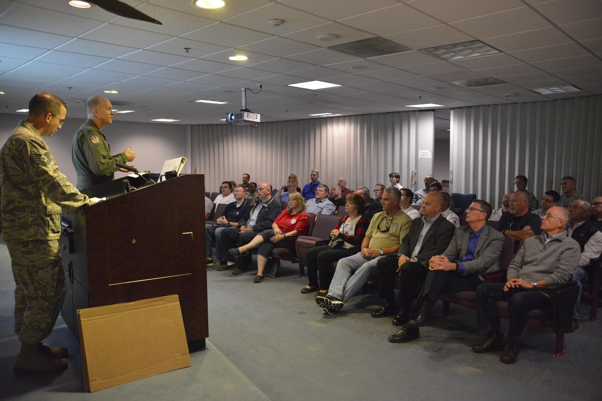 More than 50 civilian employers and volunteers from the Massachusetts Employer Support of the Guard and Reserve visited Westover on Sept. 15th for the annual Bosslift Employer Day. The employers had been personally nominated by their reservist employees and represented organizations, big and small, spanning all of New England. (U.S. Air Force photos/ W.C. Pope)