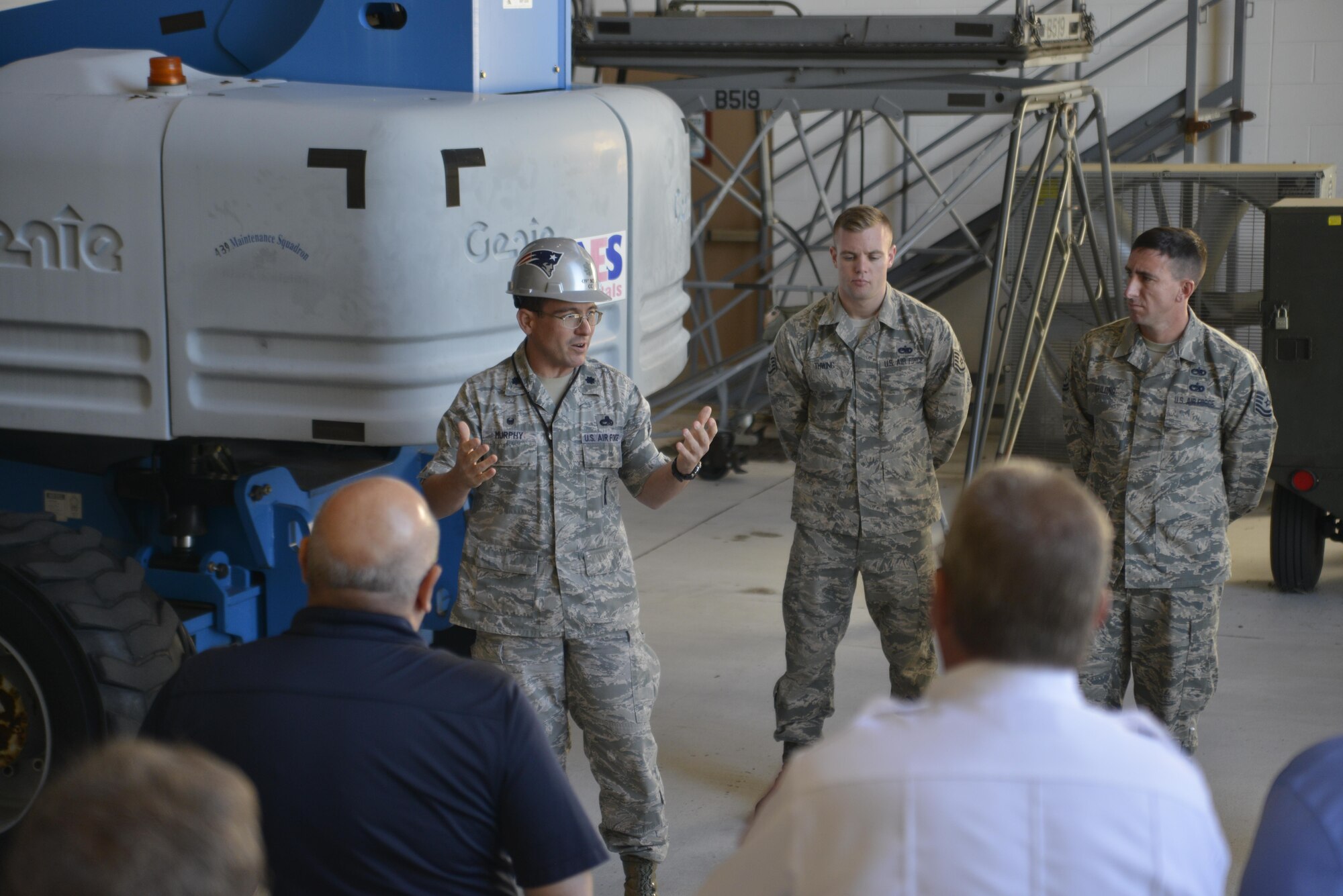 More than 50 civilian employers and volunteers from the Massachusetts Employer Support of the Guard and Reserve visited Westover on Sept. 15th for the annual Bosslift Employer Day. The employers had been personally nominated by their reservist employees and represented organizations, big and small, spanning all of New England. (U.S. Air Force photos/ W.C. Pope)