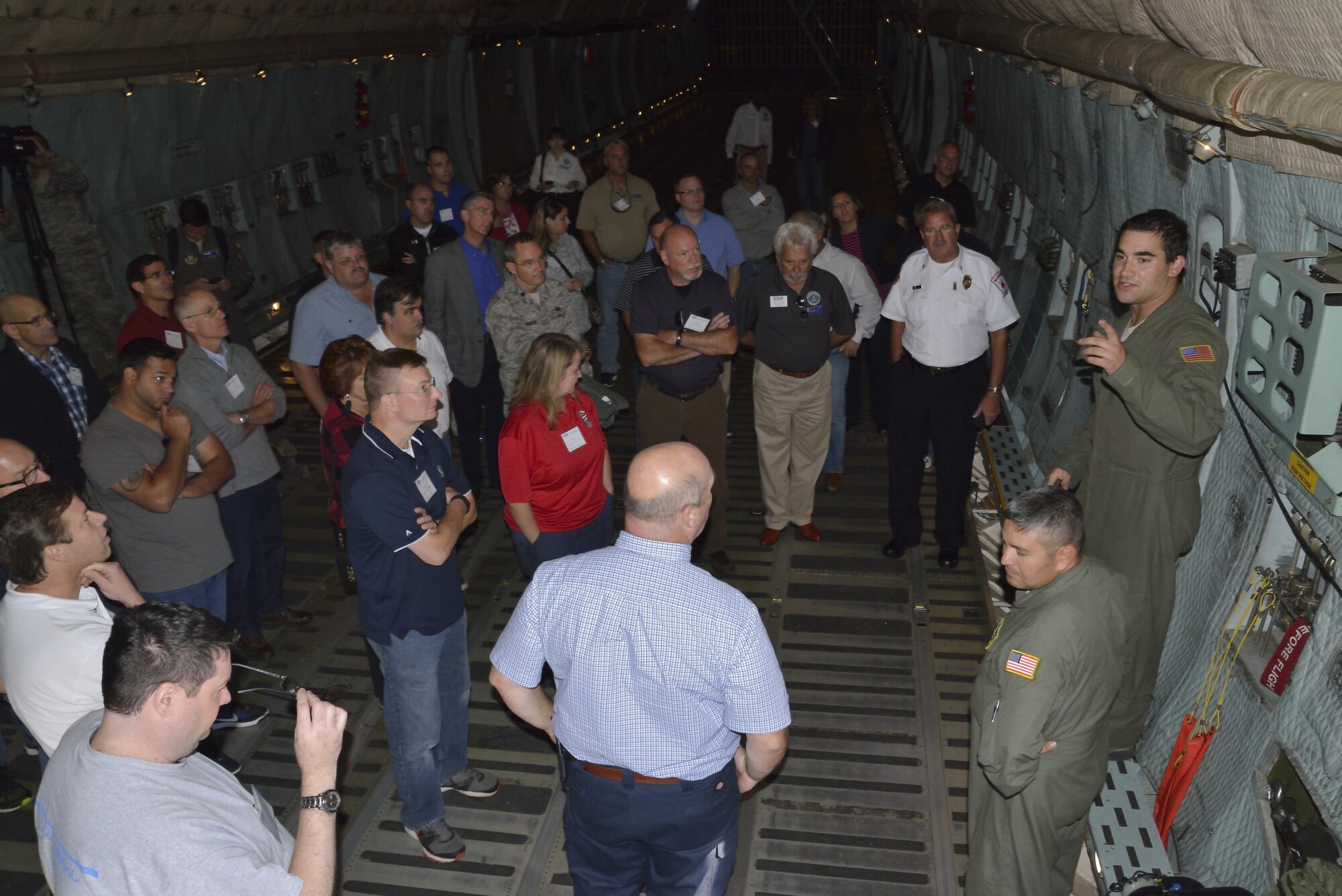 More than 50 civilian employers and volunteers from the Massachusetts Employer Support of the Guard and Reserve visited Westover on Sept. 15th for the annual Bosslift Employer Day. The employers had been personally nominated by their reservist employees and represented organizations, big and small, spanning all of New England. (U.S. Air Force photos/ W.C. Pope)