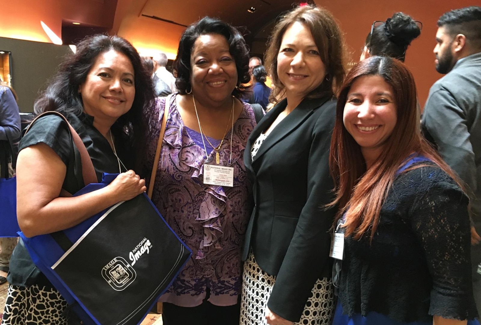 The 44th Annual Federal Employees Leadership and Diversity Training Program took place Sept. 12-16 in Albuquerque, N.M. From left: Dolores Mendoza-Azcurra and Lenora Shaw from the U.S. Marshals office, Dr. Zina Sutch, director of Office of Diversity and Inclusion for the Office of Personnel Management, and Mislin A. Hampton, DLA Land and Maritime Equal Employmnent Opportunity office. 