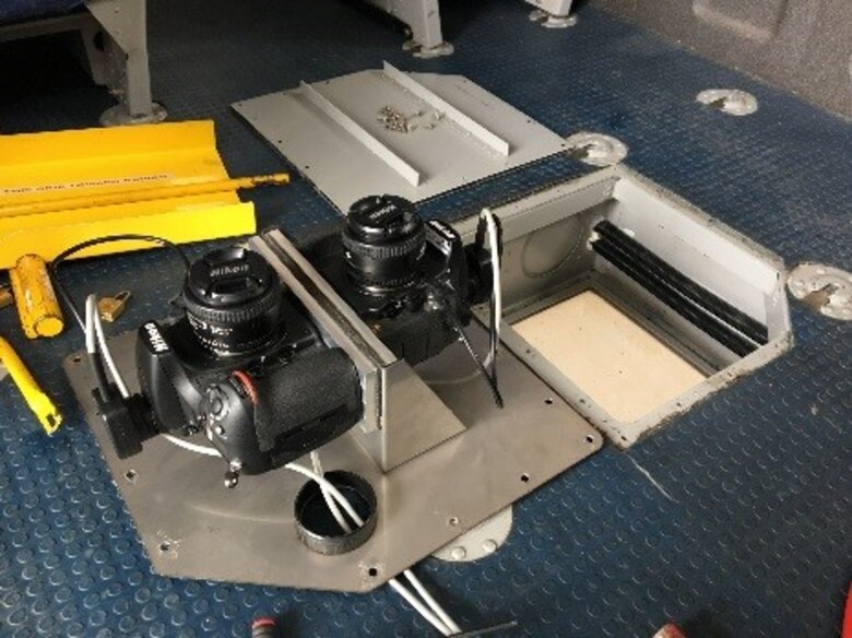 Partnering with the Civil Air Patrol, Bureau of Land Management and University of New Mexico to create a photogrammetric sensor array, it was assembled and installed on one of CAP aircraft's floor. Data collected by this piloted aircraft will further enhance numeric model validation by allowing affordable high frequency flights after flood events.