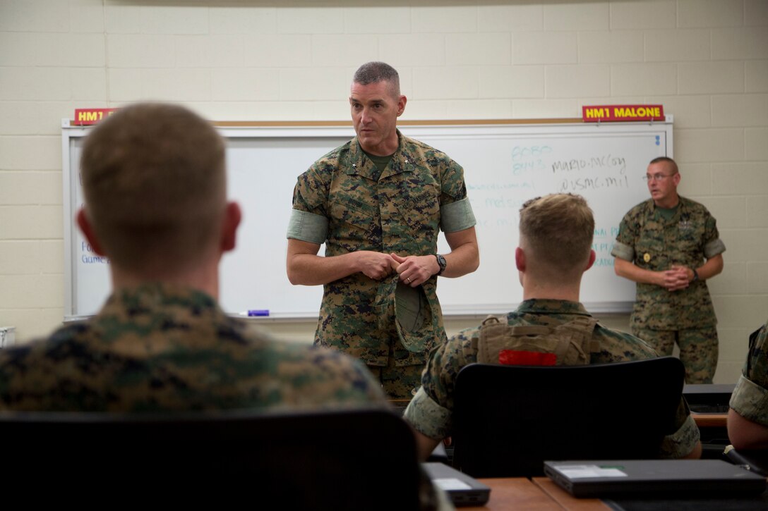 Brigadier General Jason Q. Bohm, Commanding Officer, Training Command ...