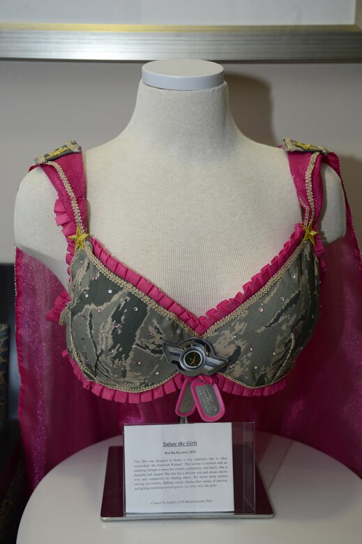Good News Clinics staff decorate bras for Breast Cancer Awareness