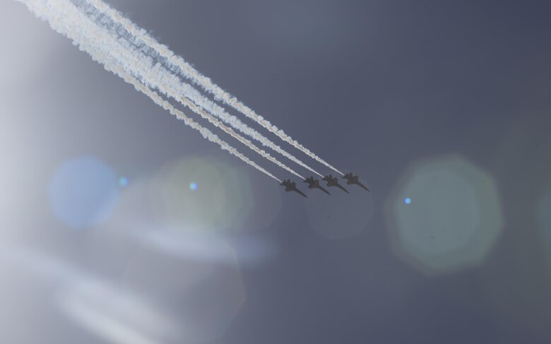 The U.S. Navy Blue Angels perform during the 2016 MCAS Miramar Air Show aboard Marine Corps Air Station Miramar, Calif., Sept. 24. The Blue Angels have been performing since 1946 and are celebrating their 70th anniversary this year. The MCAS Miramar Air Show showcases world-class performers, military flight demonstration teams, the capabilities of the Marine Air-Ground Task Force and celebrates Miramar’s longstanding relationship with the local San Diego community. (U.S. Marine Corps photo by Sgt. Keenan Zelazoski/Released)