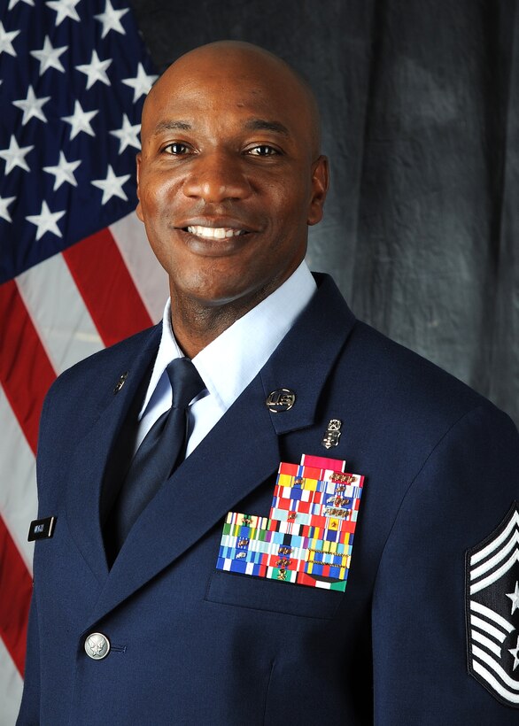 USAFE-AFAFRICA Command Chief Kaleth Wright