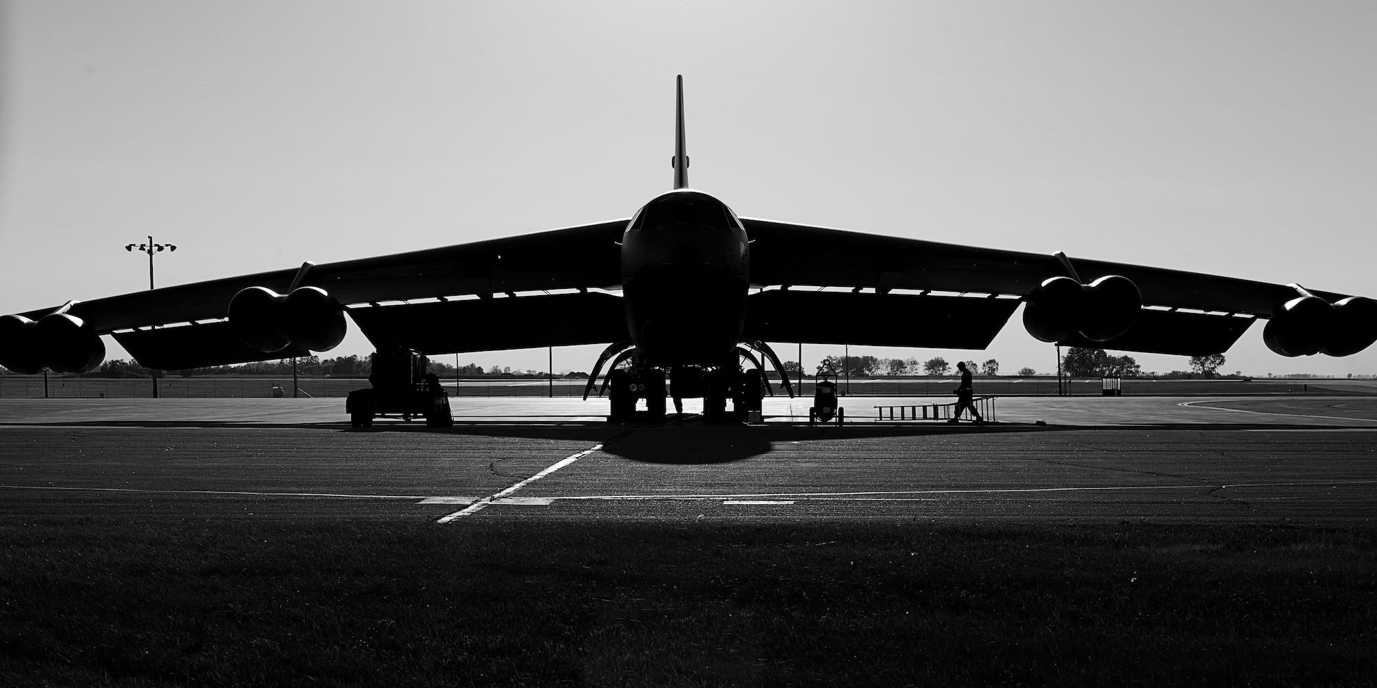 The B-52H Stratofortress 61-007, aka Ghost Rider, sits in the alternate parking area at Minot Air Force Base, N.D., Sept. 27, 2016. Ghost Rider returned to Minot after nearly eight years at the 309th Aerospace Maintenance and Regeneration Group, aka Boneyard, at Davis-Monthan AFB, Ariz. (U.S. Air Force photo/Airman 1st Class J.T. Armstrong)