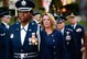 Secretary of the Air Force Deborah Lee James and Chief of Staff of the U.S. Air Force Gen. David L. Goldfein  arrive with the U.S. Air Force Honor Guard during the Air Force Tattoo on the Joint Base Anacostia-Bolling Ceremonial Lawn, Washington, D.C., Sept. 22.Airmen from across the Air Force District of Washington commemorated the Air Force’s 69th birthday with a Military Tattoo. (U.S. Air Force photo)