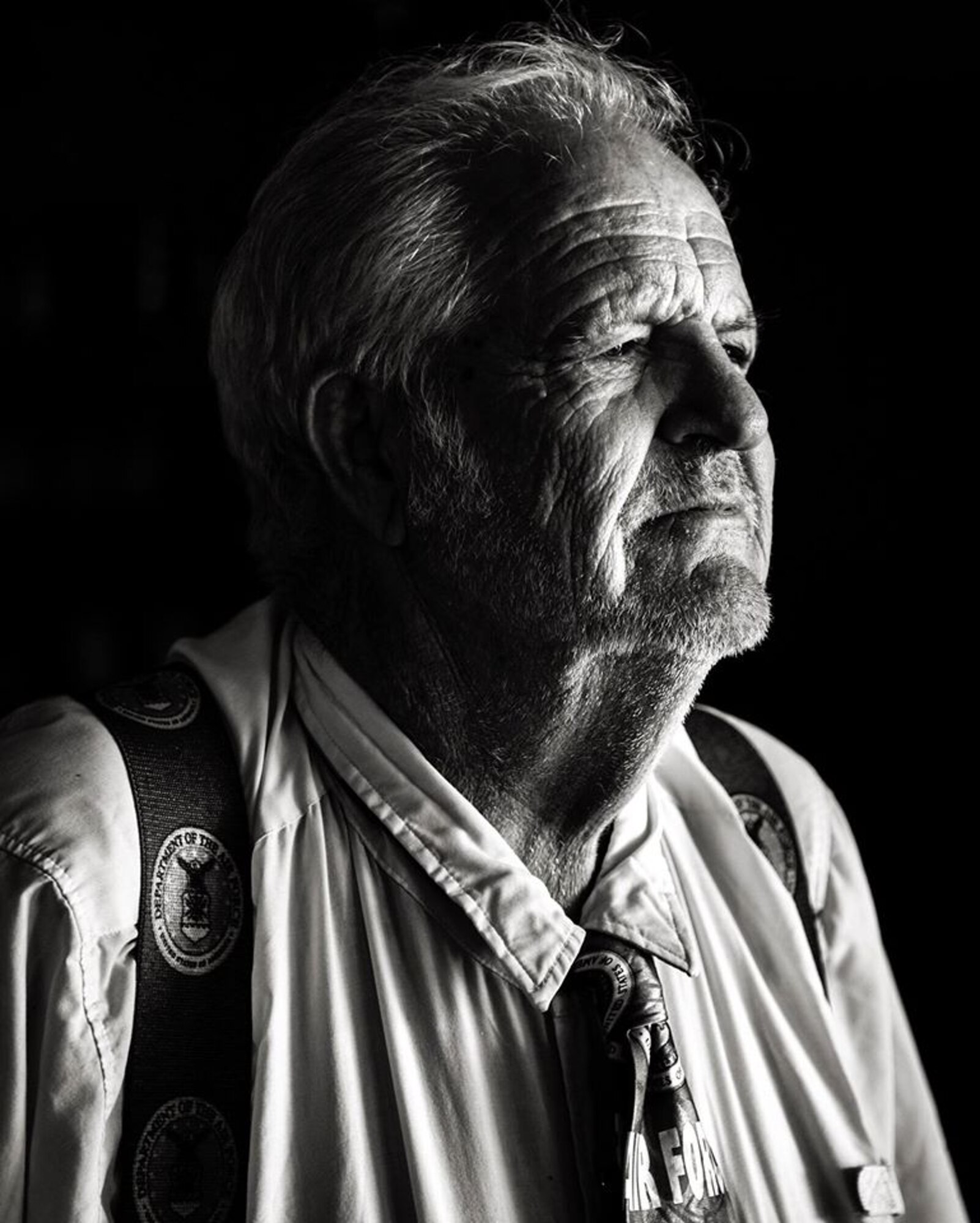 James Calvin Quaid showed up to Scott’s Retiree Appreciation Days wearing Air Force suspenders and a sharp Air Force tie. “They put me in the color guard because of my height,” he said, reminiscing about his younger military days. “I remember one day I was marching, and the flag knocked my hat off,” he said laughing. “But I just kept on walking."  Overall, he served 26 years in the military. He served six years in the Army before giving the Air Force an additional 20, where he was a T-37 pilot.