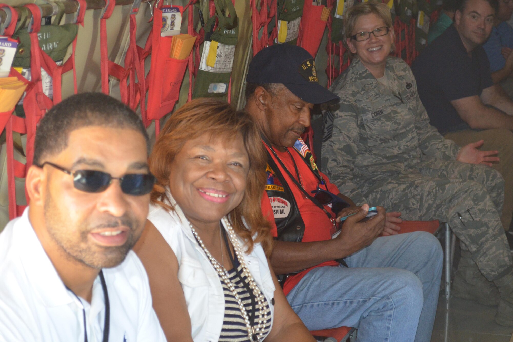 Civic Leaders from around Shreveport/Bossier City, La. prepare for flight on Sept. 14, 2016 on a KC-135 Stratotanker to Florida to visit Eglin AFB and Hurlburt Field during the 307th Bomb Wing’s 2016 Civic Leader Tour. The tour includes a refueling of the B-52 Stratofortress; visits to the 919th and 1st Special Operations Wings; and networking with other local community leaders. (U.S. Air Force photo by Master Sgt. Bianca Sellers-Brown/Released)