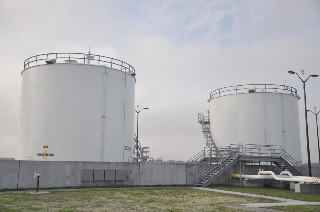 Fuel Island at Hunter Army Airfield pictured Sept. 27, 2016 during a final inspection. The site now hosts the 21st century standard for fuel systems after about $13 million in infrastructure improvements and construction work.