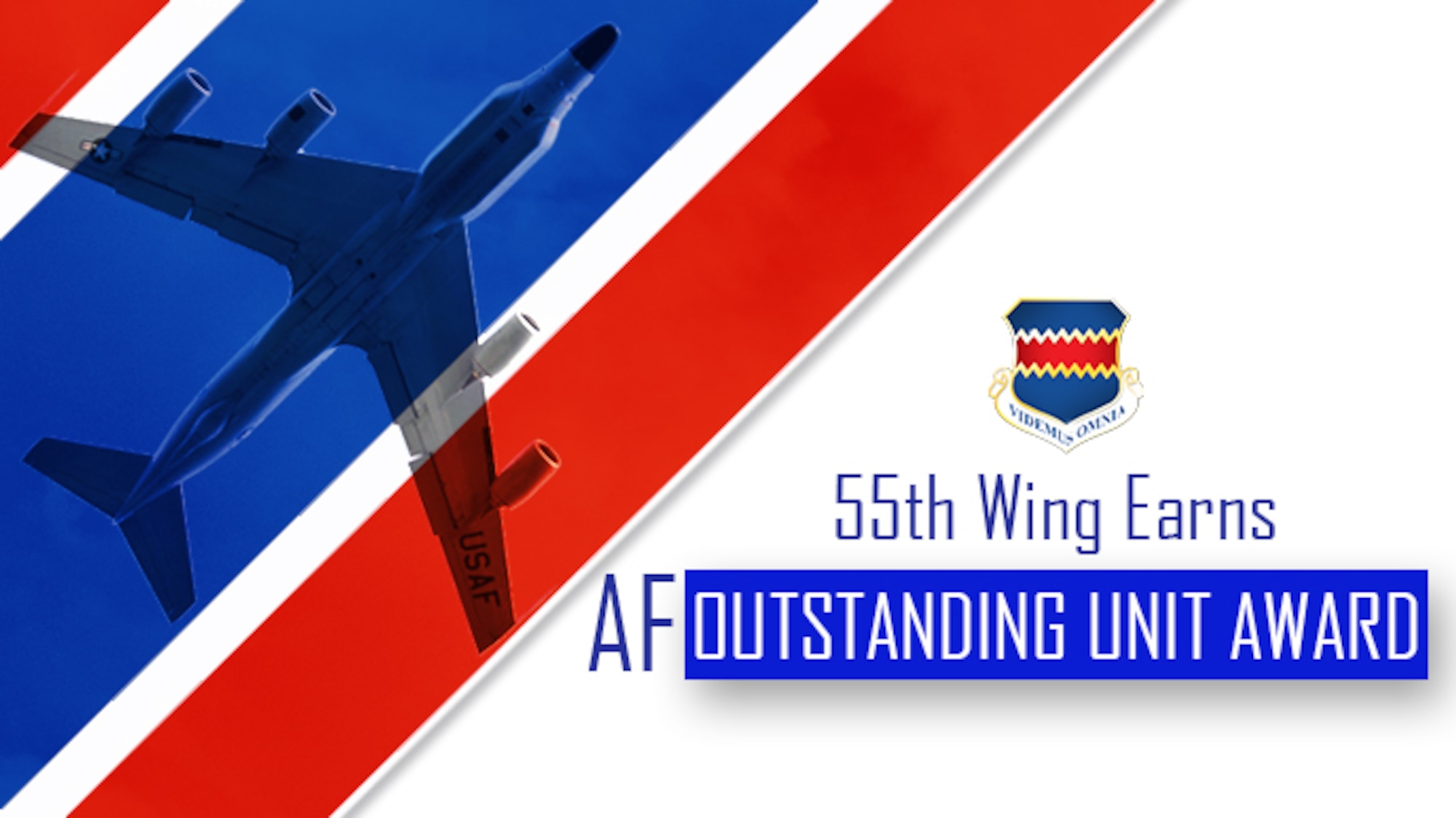 Air Combat Command recently announced the 55th Wing as a recipient of the Air Force Outstanding Unit Award for the time period of June 1, 2015 - May 31, 2016. The OUA is awarded to units for exceptionally meritorious service, accomplishes specific acts of outstanding achievement, excels in combat operations against an armed enemy of the United States, or conducts with distinct military operations involving conflict with, or exposure to, a hostile action by any opposing foreign force.