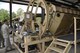 Staff Sgt. Kevin Weier, with the 820th Combat Operations
Squadron’s Innovative Combat Equipment, told the MRAP’s occupants what to expect during each roll. (U.S. Air Force photo by Ed Aspera)