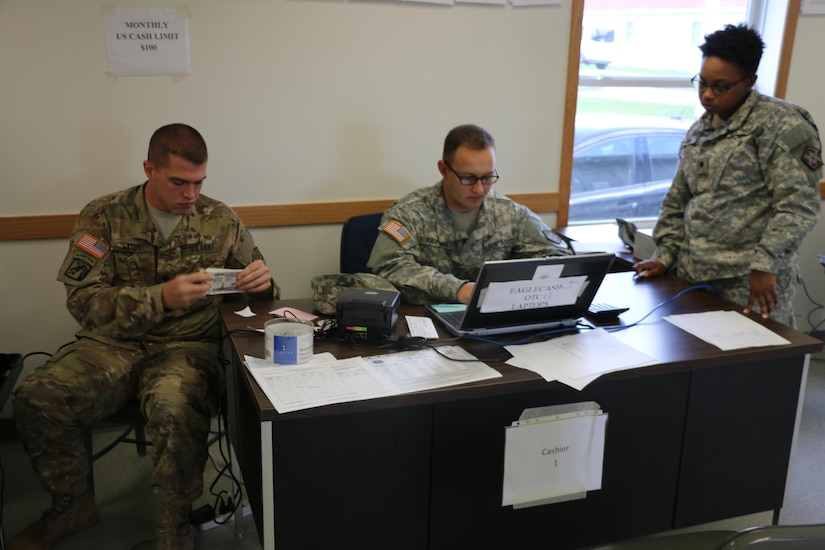 Army Reserve Soldiers from the 374th Financial Management Support Unit (374th FMSU), headquartered in Newark, Del., took part in the Diamond Saber 2016 (DS2016) as part of their Annual Training at Fort McCoy, WI. The DS2016 is a multi-echelon Financial Management (FM) exercise that provides realistic training to FM and Information Technology Soldiers. The purpose of DS16 is to give FM units the opportunity to conduct their wartime mission in accordance to doctrinal guidance.