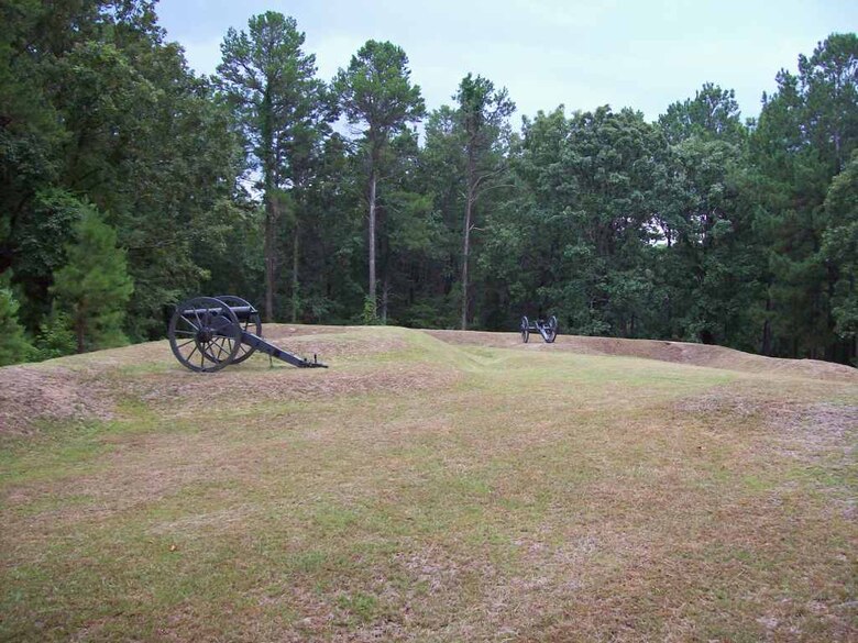 Forts at Grenada Lake: Maj. Samuel Lockett, chief engineer of the Department of Mississippi and East Louisiana, constructed fortifications along the Yalobusha River at Grenada that helped thwart Grant’s overland drive on Vicksburg. Two of the nine forts constructed by Lockett can be seen on Corps of Engineers property at Grenada Lake.