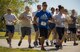 Airmen from the 919th Special Operations Wing begin the Spring 5k run April 1 at Duke Field Fla.  Approximately 25 runners took part in the event.  (U.S. Air Force photo/Lt. Col. James Wilson)