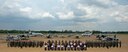 Cope Tiger 17 (CT17) participants during the closing ceremony for Cope Tiger 17 at Korat Royal Thai Air Force Base, Thailand, March 31, 2017. More than 1,200 U.S., Thai and Singaporean military members participated in CT17. The annual multilateral exercise is aimed at improving combined combat readiness and interoperability between the Republic of Singapore air force, Royal Thai air force, and U.S. Air Force, while concurrently enhancing the three nations&#39; military relations.  (U.S. Air Force photo by Staff Sgt. Kamaile Chan)