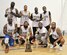 Showtime put on quite a show March 23, winning the 2016-2017 intramural basketball championship over 366th MPC Bunch of Losers 58-42 at the Gerrity Fitness Center. Players surrounding the trophy are, front row, from left, Corey Clark, Marques Mitchell, Bryan Naff and Javonte’ Gray. The back row is Marcus Surrell, Jarail Smith, Darryl Powell and Kendall Needland. The team also includes Deshawn Colbert and Matthew Henson. (Air Force photo by John Parker)