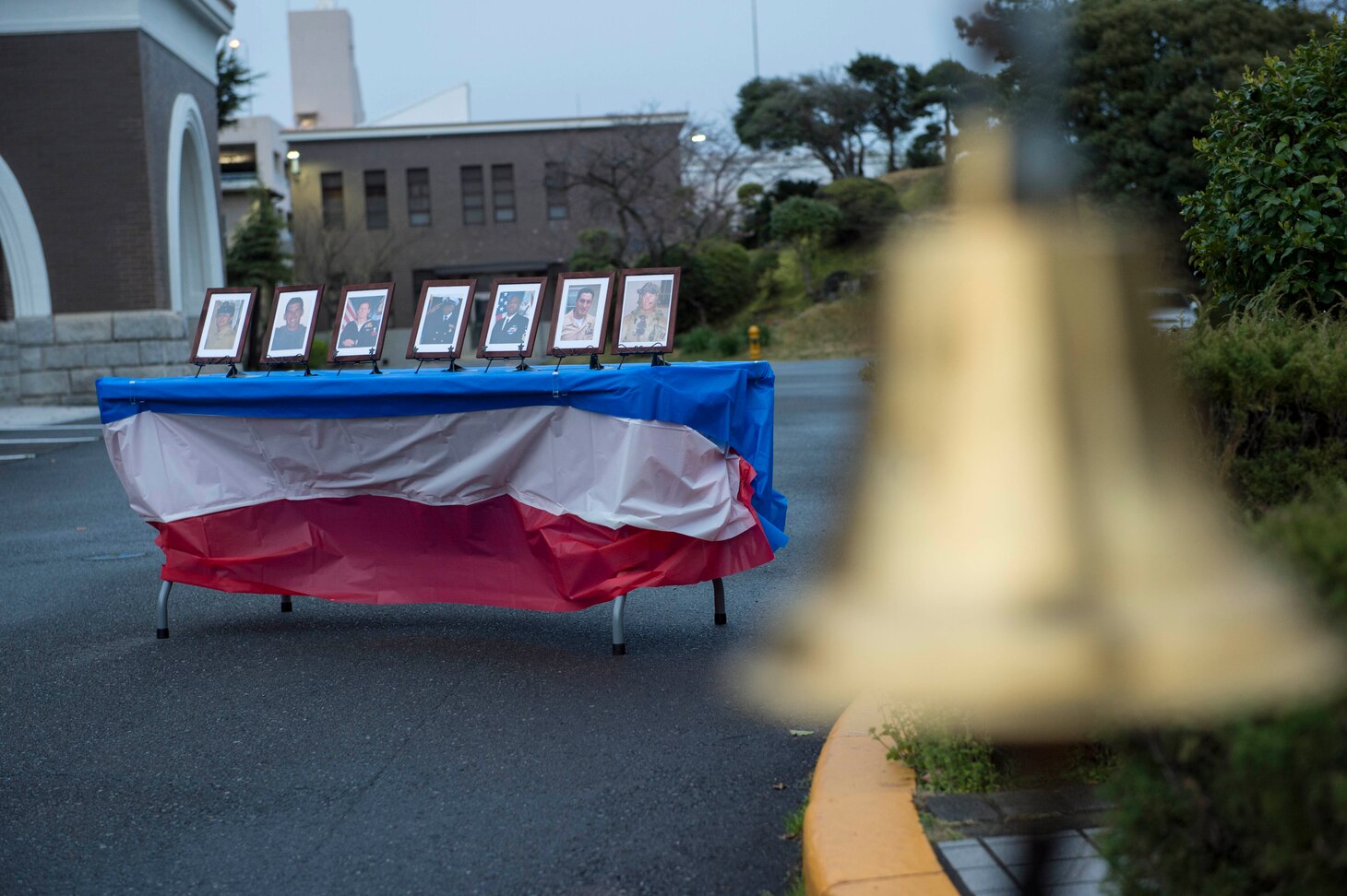 YOKOSUKA, Japan (April 1, 2017) During evening colors Chief Petty Officers from U.S. 7th Fleet and USS Blue Ridge (LCC 19) honor fallen Chiefs on the day of the 124th birthday of the Chief Petty Officers rank. The rank of chief petty officer was established on April 1, 1893. (U.S. Navy photo by Mass Communication Specialist 2nd Class Leonard Adams/Released)