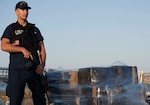 The crew of the U.S. Coast Guard Cutter Stratton offloaded approximately six tons of cocaine in San Diego, Friday, March 31, 2017. Several U.S. Coast Guard cutters seized the cocaine in nine interdictions in the Eastern Pacific Ocean from mid-January through February. The load represents eight interdictions of suspected drug smuggling vessels, known as pangas, and once case of seized bales of cocaine dumped by suspected smugglers. U.S. Coast Guard photo by Petty Officer 1st Class Sondra-Kay Kneen.