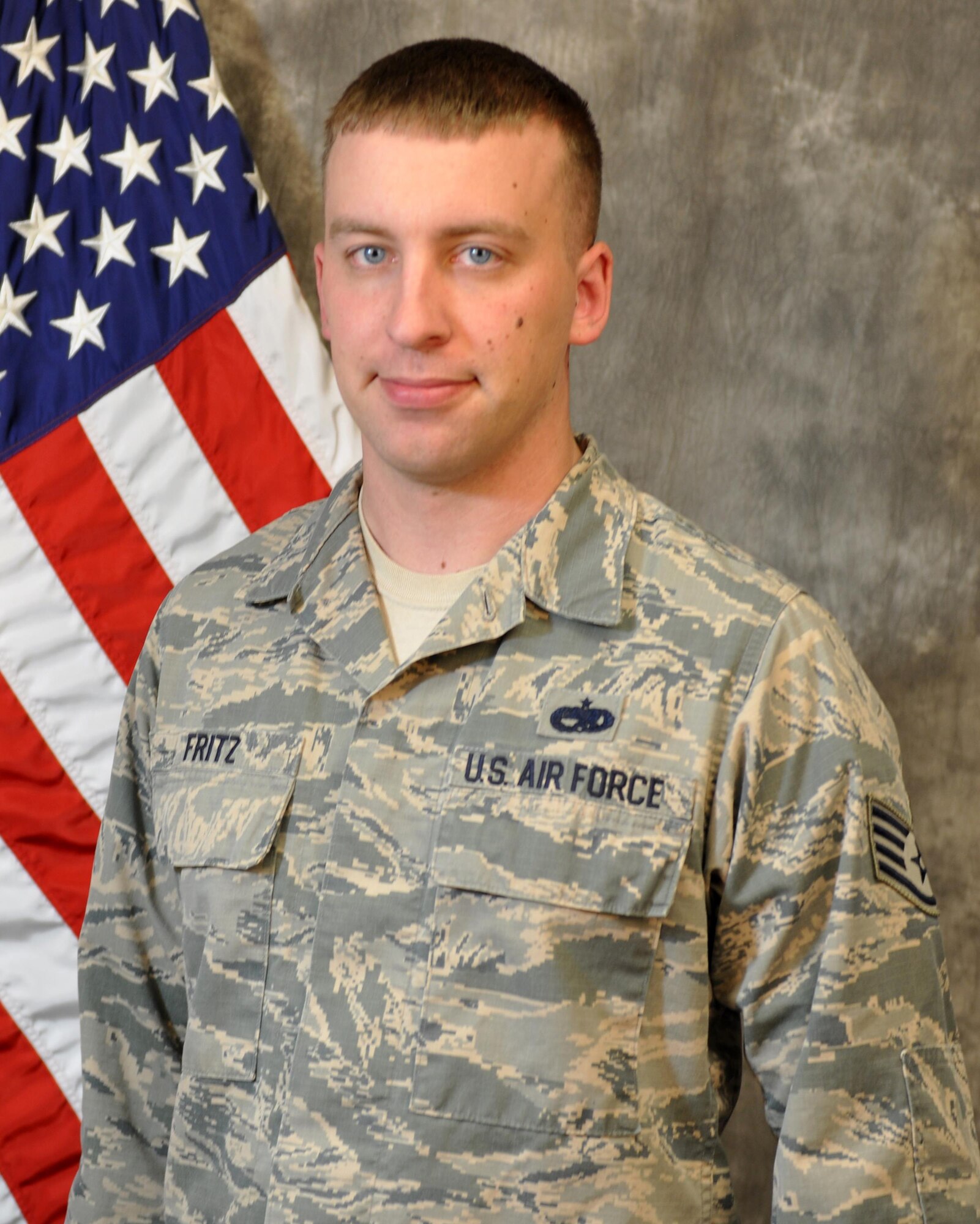 Staff Sgt. Aaron Fritz, 445th Aircraft Maintenance Squadron AMXS craftsman, is the 445th Airlift Wing NCO off the Quarter, first quarter. 