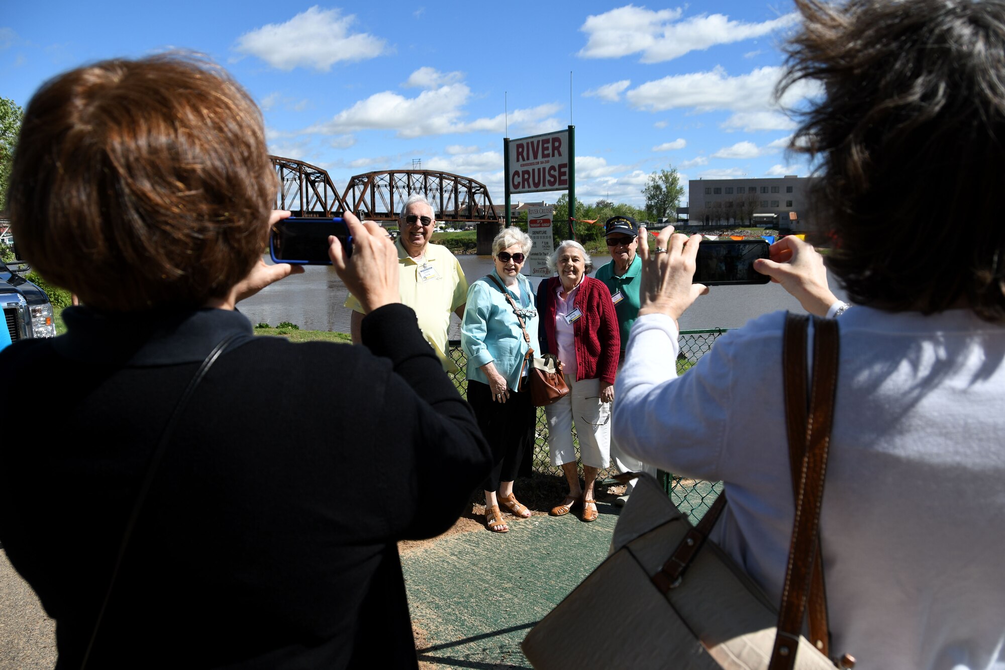 A group of 307th Bomb Wing Alumni tour the Red River in Shreveport, La. March 30, 2017 during a reunion to celebrate the 75th anniversary of the Wing. The reunion included alumni from wars such as World War II, the Korean War, Vietnam and the Cold War. (U.S. Air Force photo by Staff Sgt. Callie Ware/Released)