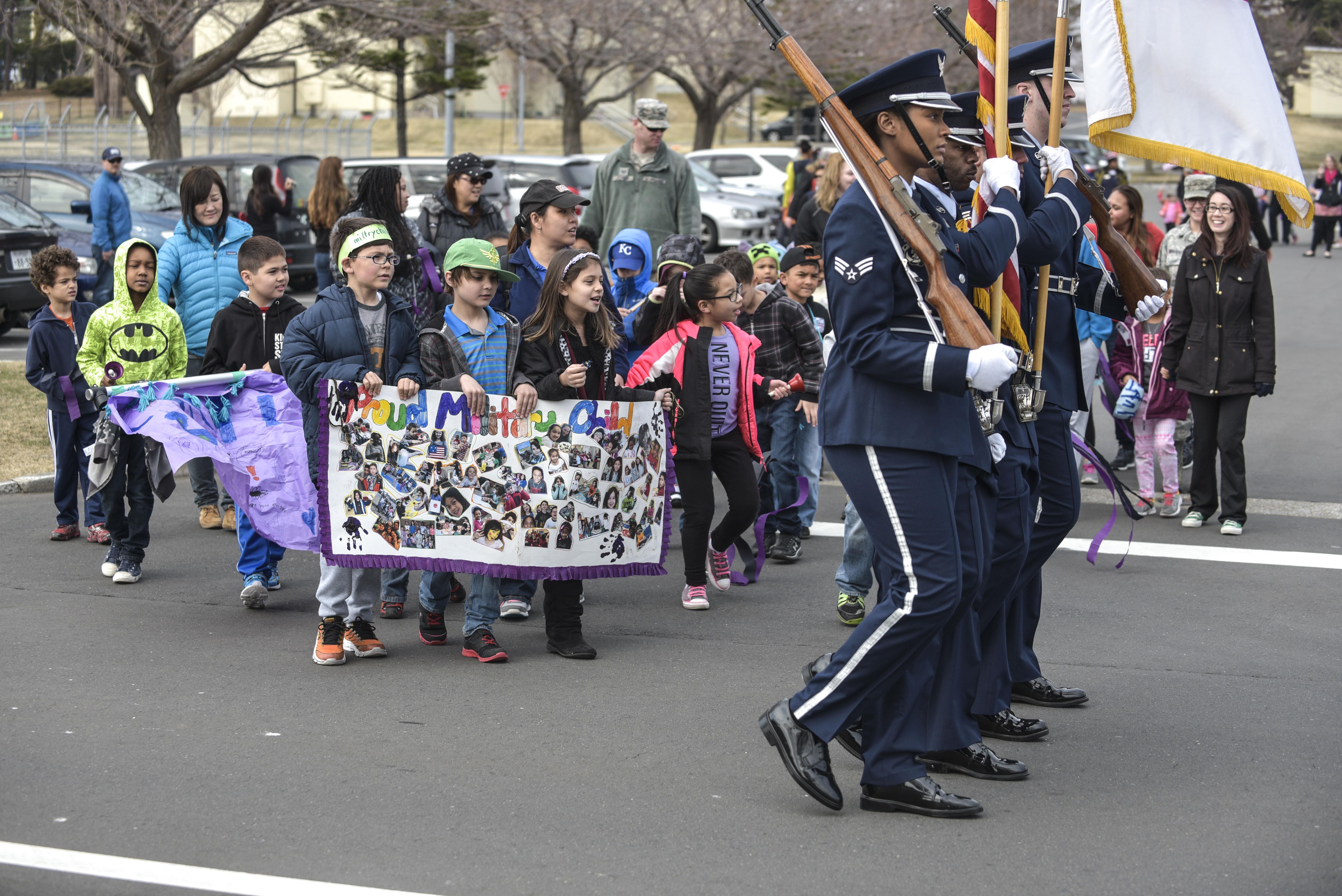 Misawa parades into Month of the Military Child > Misawa Air Base