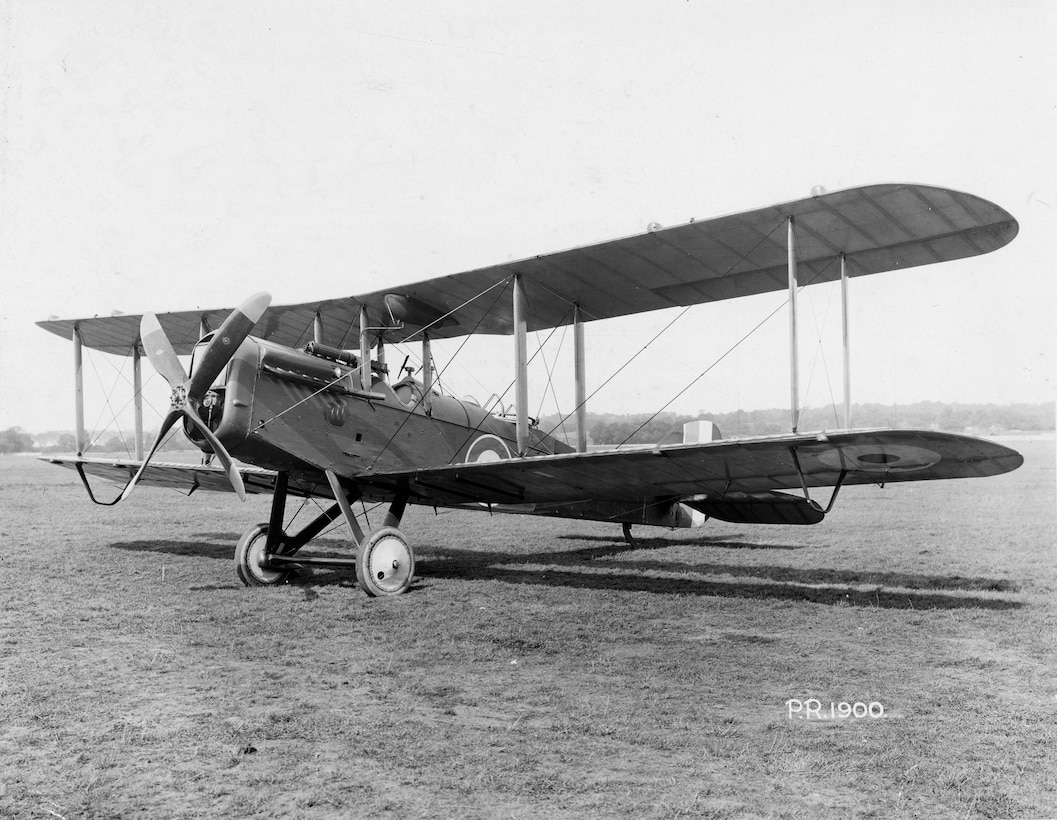 The first De Havilland DH-4 flew in France on May 17, 1918. By the Armistice, 1,213 had been received in Europe. Air Force photo