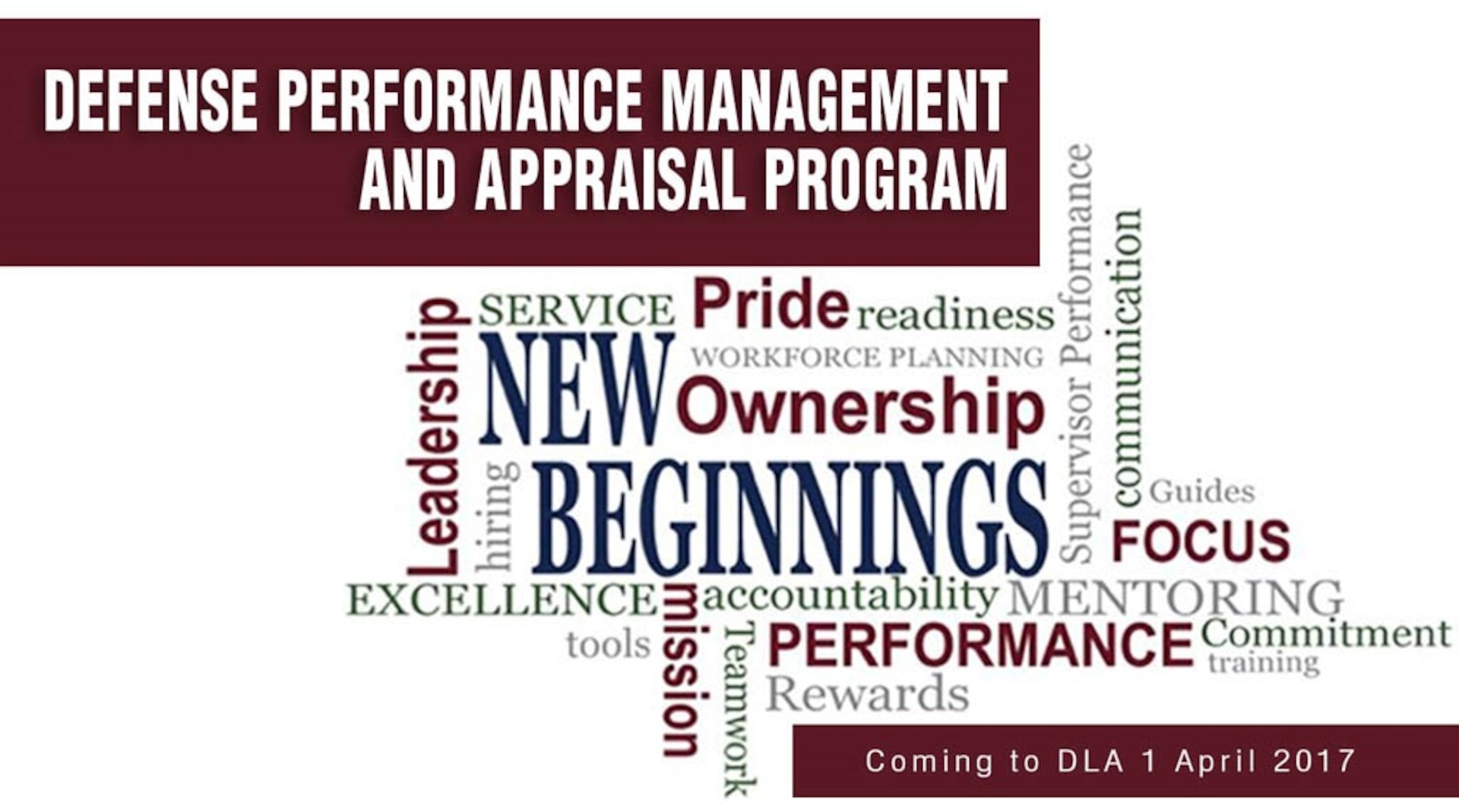 DLA Distribution implemented the DoD Performance Management and Appraisal Program, or DPMAP, on April 1.