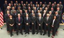 Assistant Special Agent in Charge Paul Sternal from the Defense Criminal Investigative Service was one of 222 law enforcement professionals to graduate from the FBI&#39;s National Academy Program on Dec. 16. The graduation ceremony was held in Quantico, Virginia. He is shown above, second row from the
bottom, third from the right, with his cohort of 49 people.
