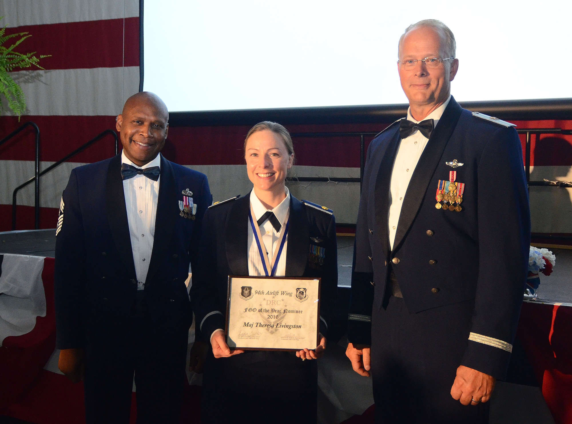 The 94th Airlift Wing hosted its annual Dobbins Recognition Ceremony on April 1, 2017 at Dobbins Air Reserve Base, Georgia. Military members, civilians, family and friends attended to recognize honorees for distinguished service. (U.S. Air Force photos by Don Peek)