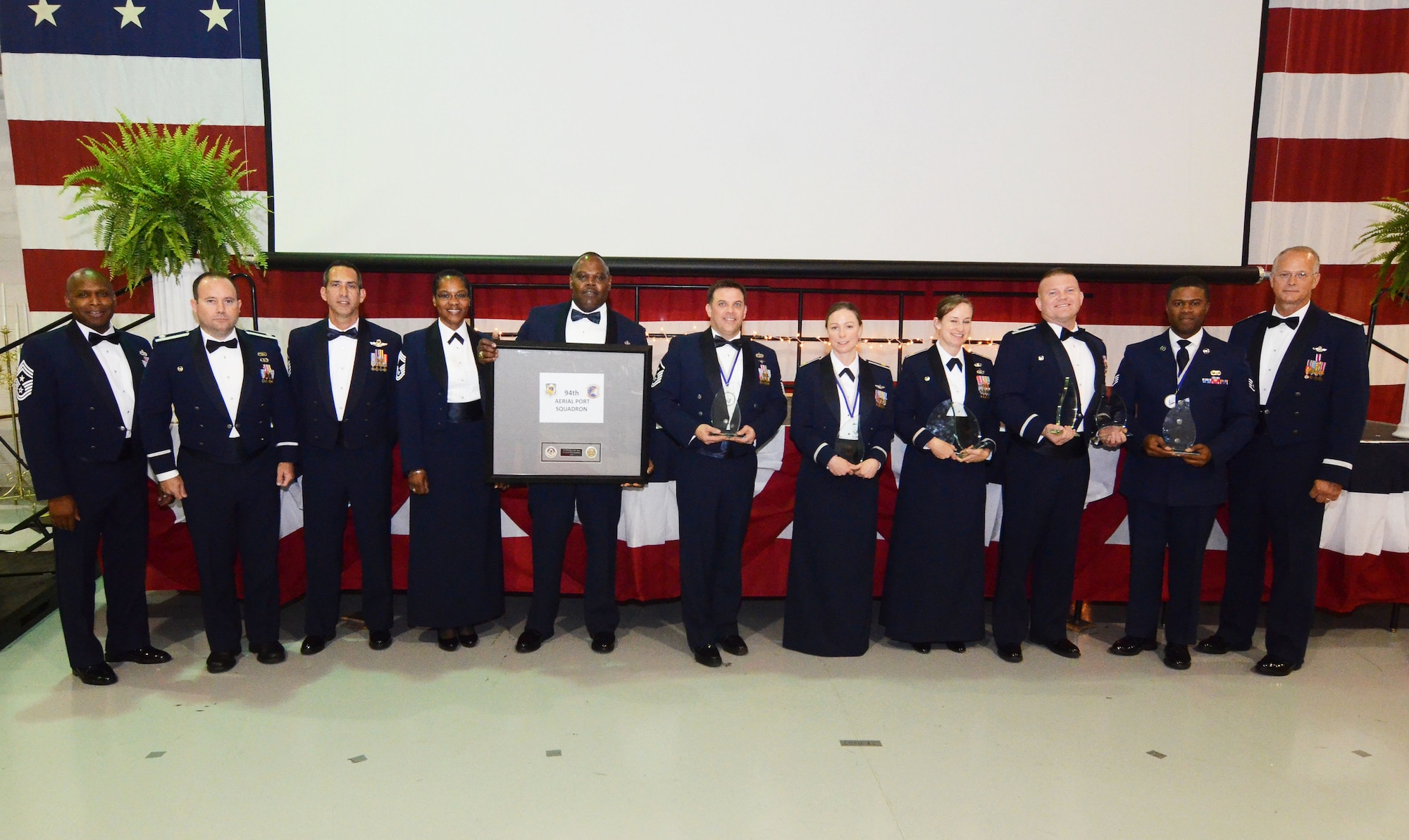 The 94th Airlift Wing hosted its annual Dobbins Recognition Ceremony on April 1, 2017 at Dobbins Air Reserve Base, Georgia. Military members, civilians, family and friends attended to recognize honorees for distinguished service. (U.S. Air Force photos by Don Peek)