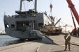 936th Soldier supervises the off load of an M1 Abrams
