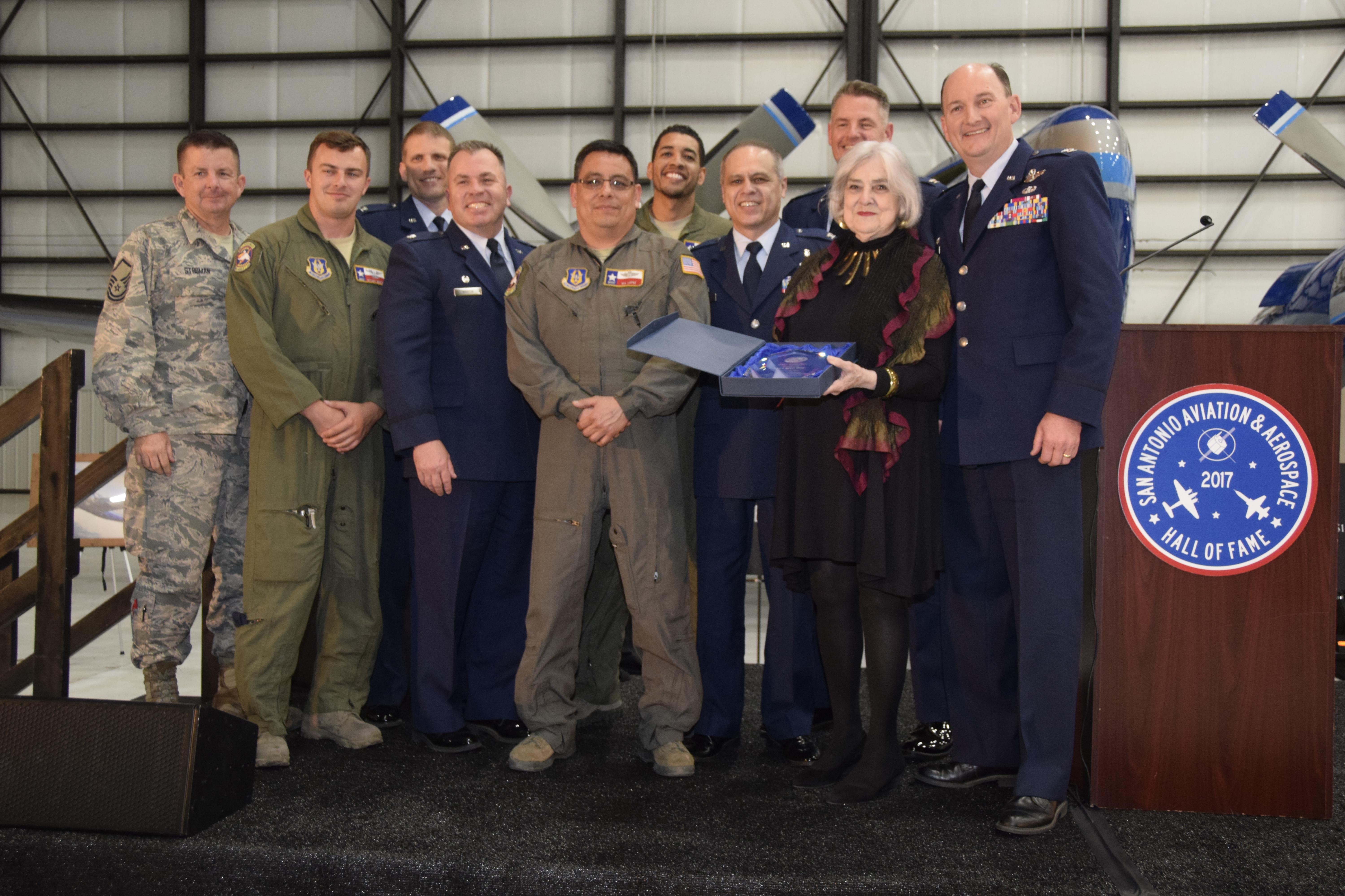 433rd AW inducted into San Antonio Aviation Aerospace Hall of Fame