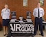 Tech. Sgt. Sabrina Mcintosh and Staff Sgt. Austin Wascher, pose for a photo at the 132nd Wing’s recruitment table at the JROTC competition at North High School, Des Moines, Iowa on April 1, 2017. This was the first time that an Air Force recruiting team had attended the competition. (U.S. Air National Guard photo by Airman Katelyn Sprott)
