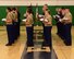 The Ottumwa JROTC team practices falling into formation for the National Anthem at North High School, Des Moines, Iowa on April 1, 2017. The Ottumwa team ended up taking third place by the end of the day. (U.S. Air National Guard photo by Airman Katelyn Sprott)