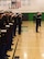 North High, Ottumwa, Davenport and Sioux City JROTC teams salute the flag during the National Anthem at the beginning of the JROTC competition at North High School, Des Moines, Iowa on April 1, 2017. This year there were only four teams due to schedule conflicts, next year there is projected to be 11. (U.S. Air National Guard photo by Airman Katelyn Sprott)
