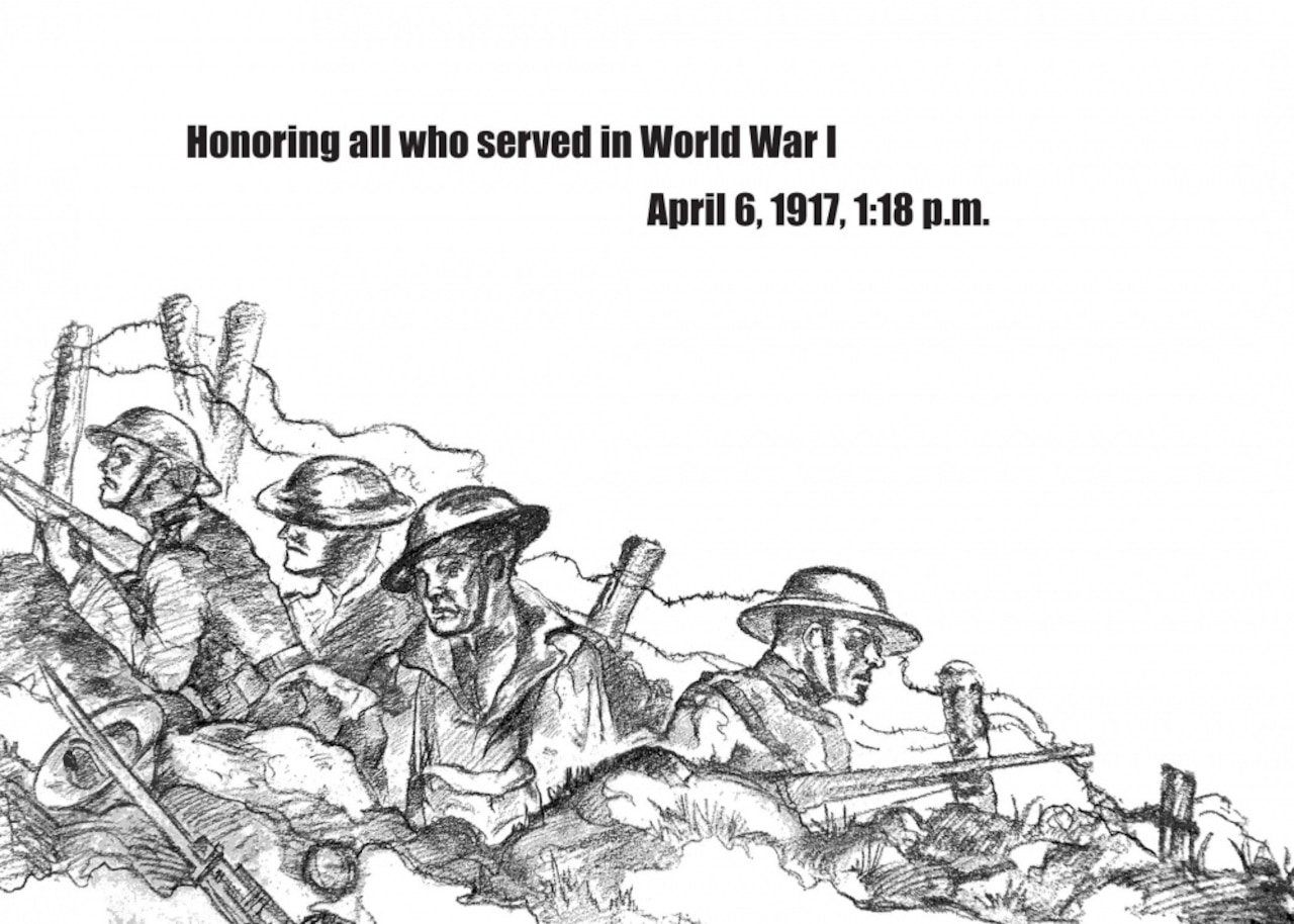 world war 1 soldiers drawing
